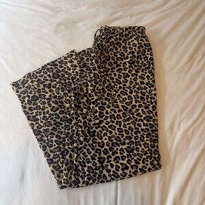 Abercrombie Satin Cheetah Pants